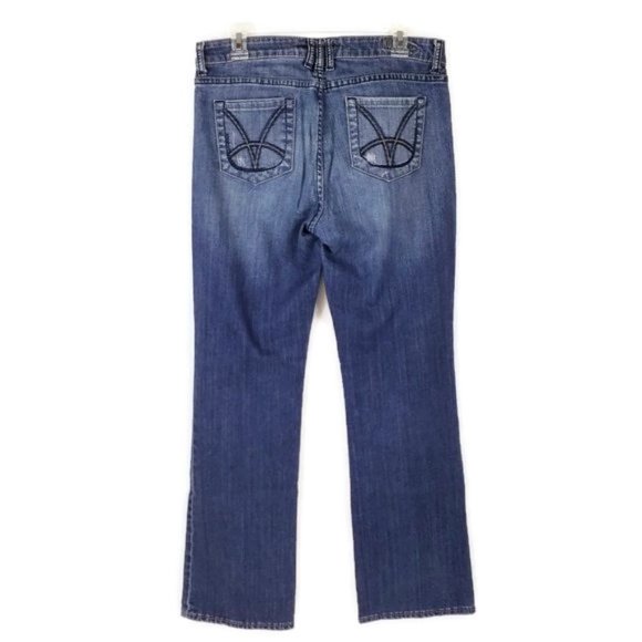 Kut From The Kloth Bootcut Jeans Medium Wash Stretch Denim Womens 10 - Picture 1 of 15